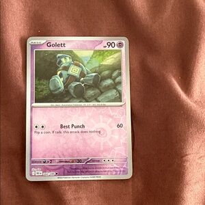 Golett Pokémon Trading Card